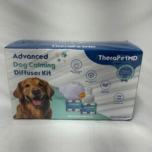 TheraPetMD Advanced Dog Calming Diffuser Kit 1 Diffuser + 2 Refills 30 Day New